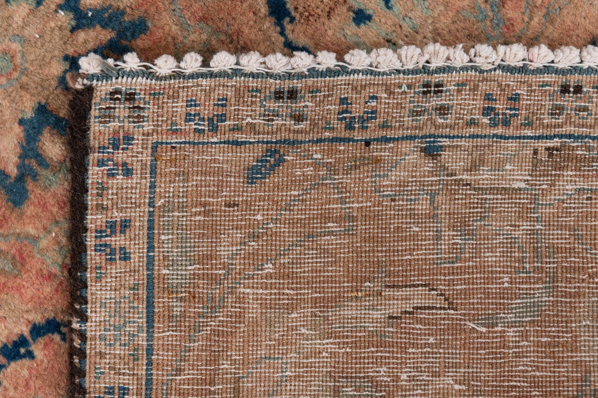 2' 4 x 4' 8 Hand Knotted Ultra Vintage Persian Wool Runner Rug