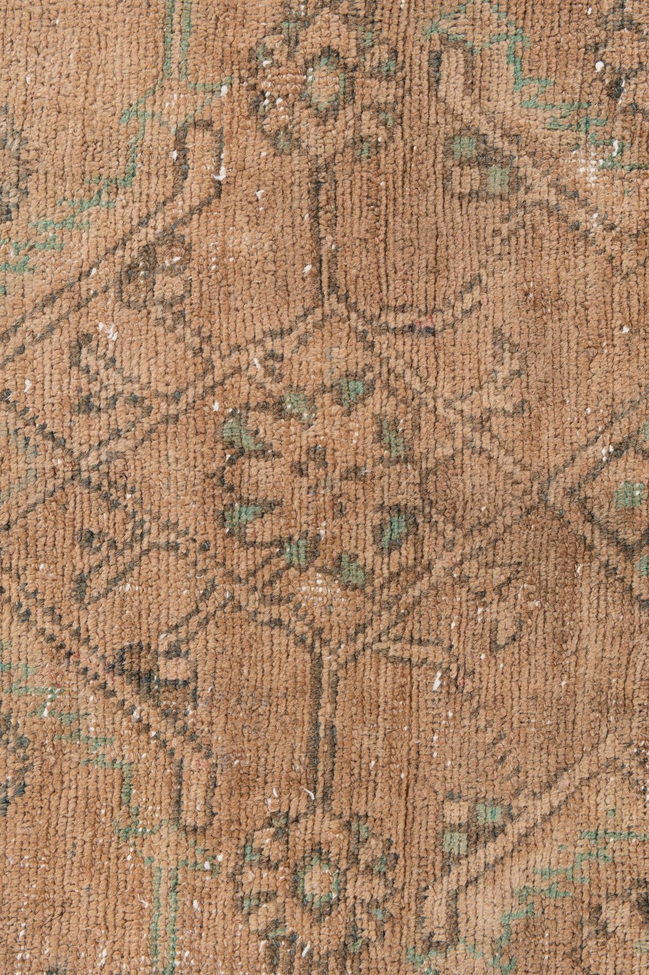 3' 7 x 9' 3 Hand Knotted Ultra Vintage Persian Wool Runner Rug