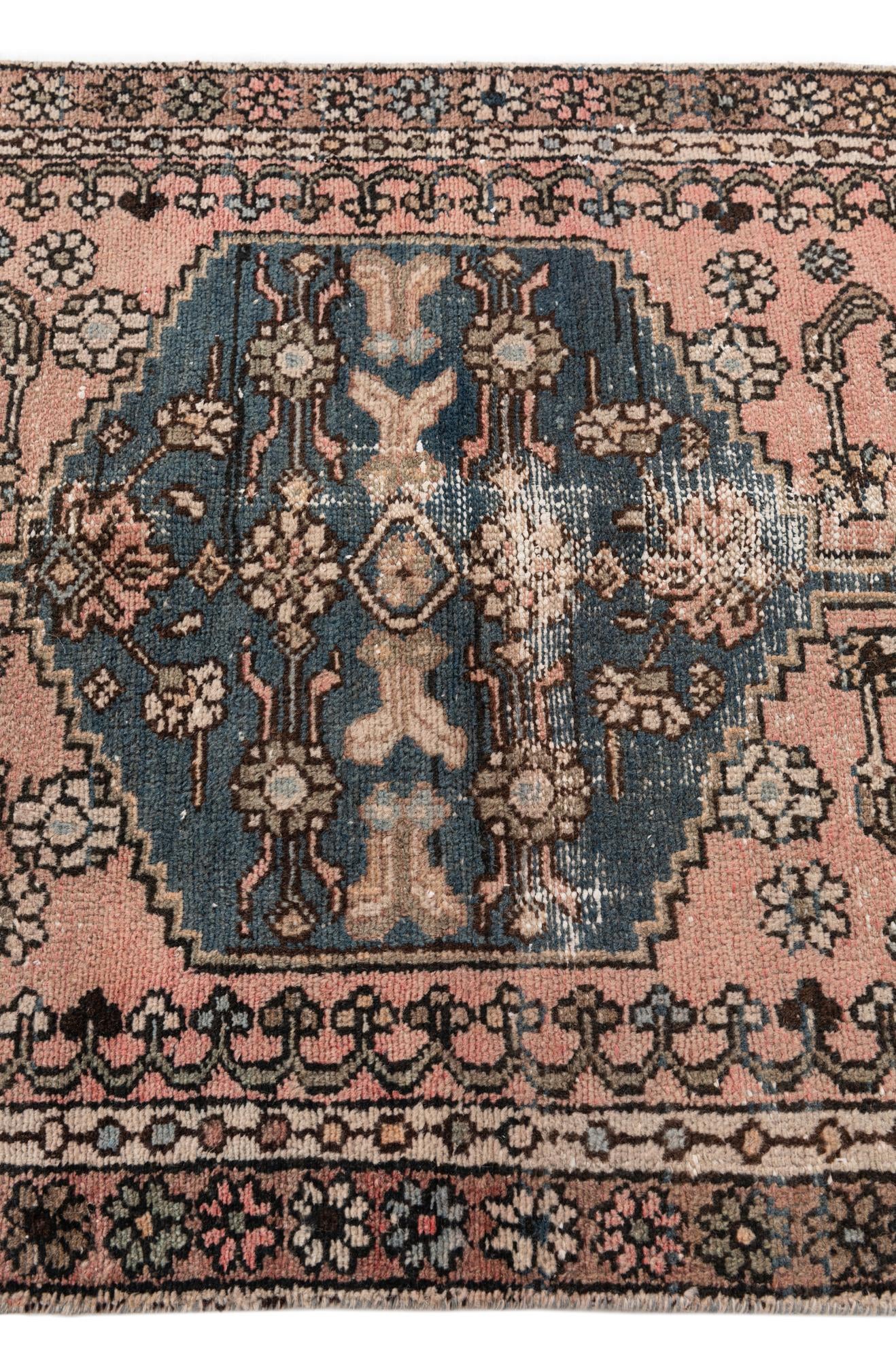 3' x 6' 2 Hand Knotted Ultra Vintage Persian Wool Runner Rug