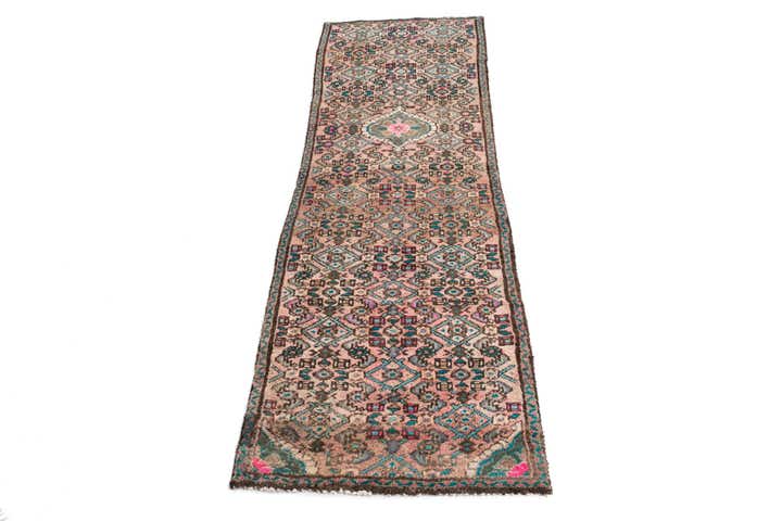 2' 1 x 6' 7 Hand Knotted Ultra Vintage Persian Wool Runner Rug
