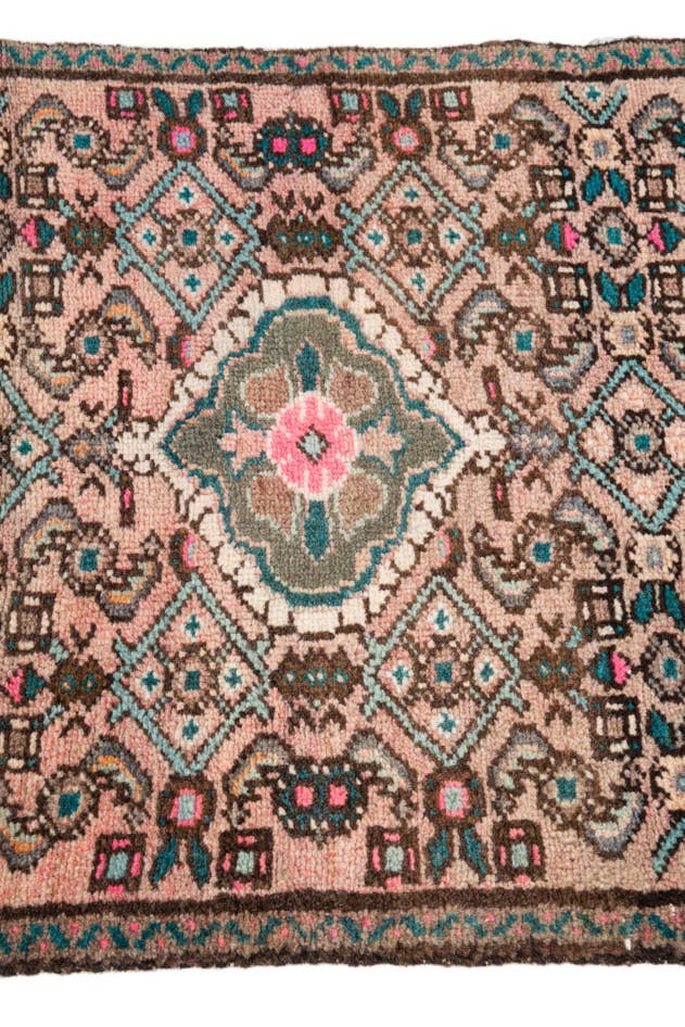 Detail image of 2' 1 x 6' 7 Hand Knotted Ultra Vintage Persian Wool Runner Rug