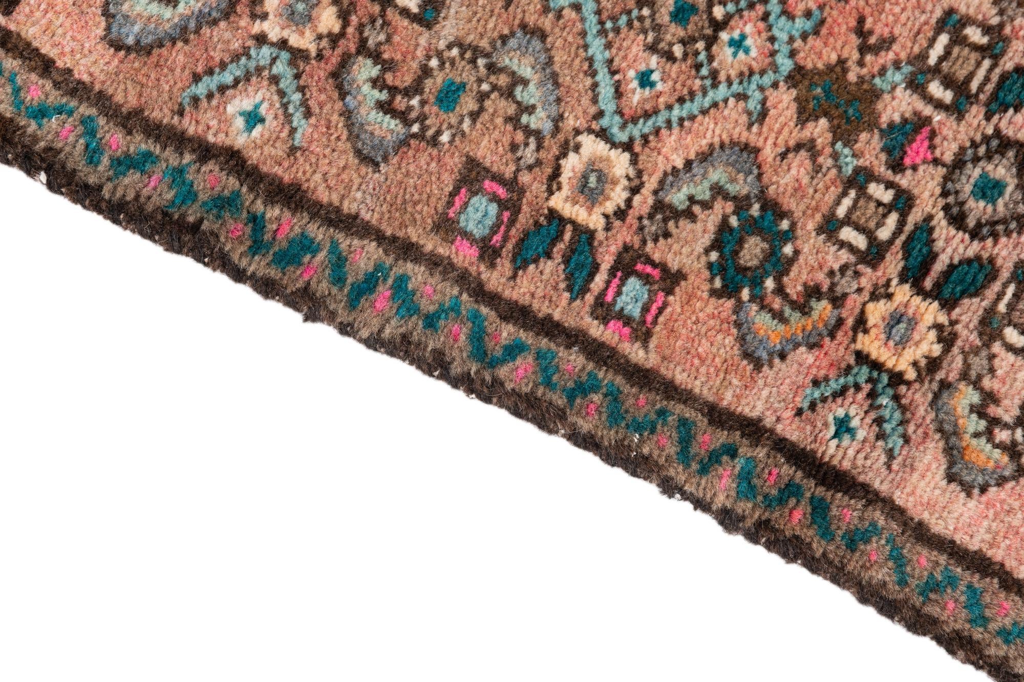 2' 1 x 6' 7 Hand Knotted Ultra Vintage Persian Wool Runner Rug
