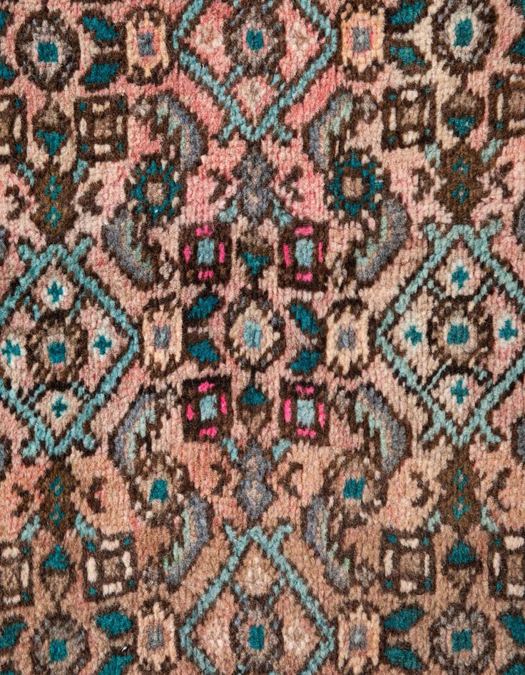 Detail image of 2' 1 x 6' 7  Hand Knotted Ultra Vintage Persian Wool Runner Rug