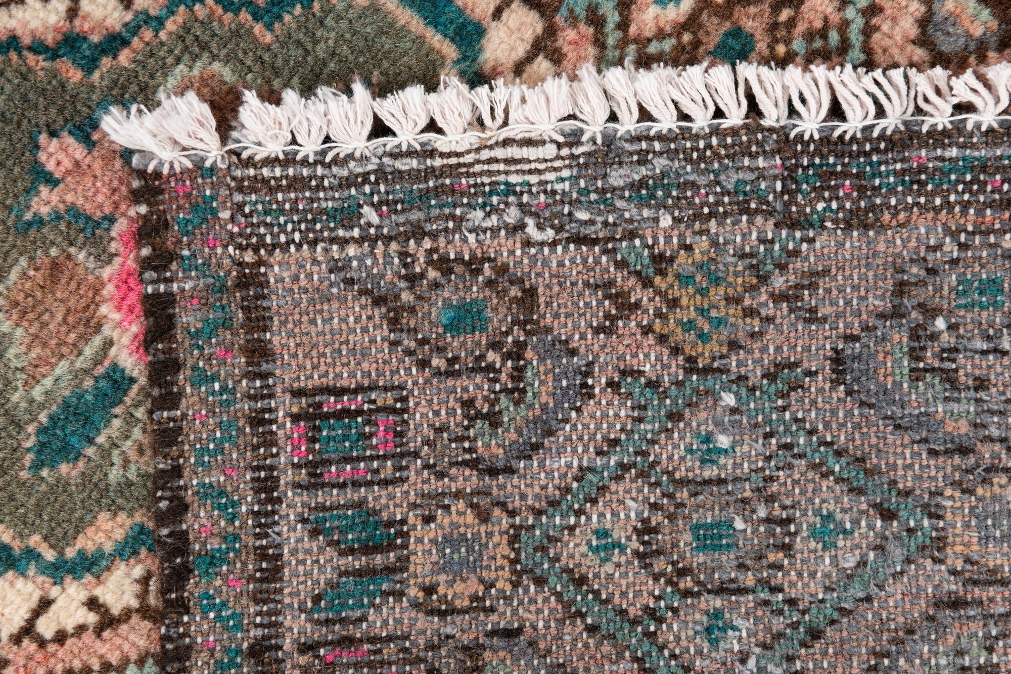 2' 1 x 6' 7 Hand Knotted Ultra Vintage Persian Wool Runner Rug