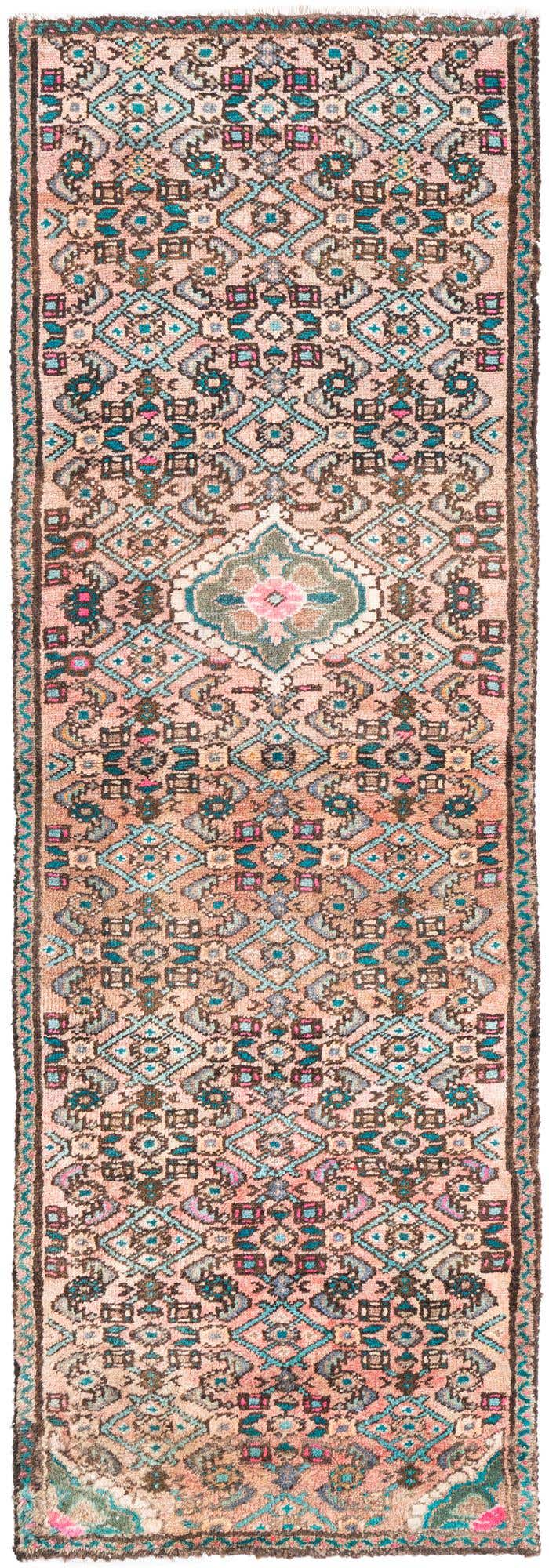 2' 1 x 6' 7 Hand Knotted Ultra Vintage Persian Wool Runner Rug