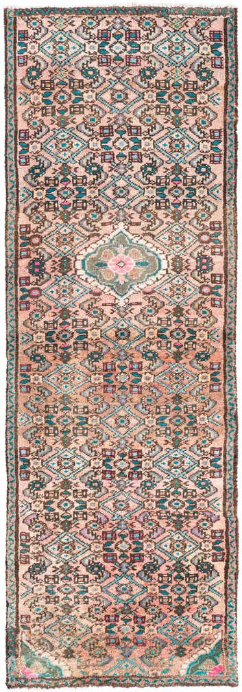 2' 1 x 6' 7 Hand Knotted Ultra Vintage Persian Wool Runner Rug