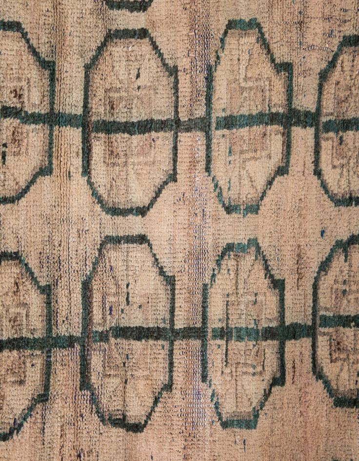 Detail image of 2' 10 x 6' 5 Hand Knotted Ultra Vintage Persian Wool Runner Rug