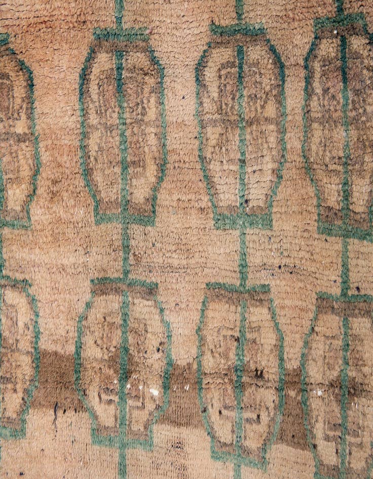 Detail image of 2' 10 x 6' 5 Hand Knotted Ultra Vintage Persian Wool Runner Rug