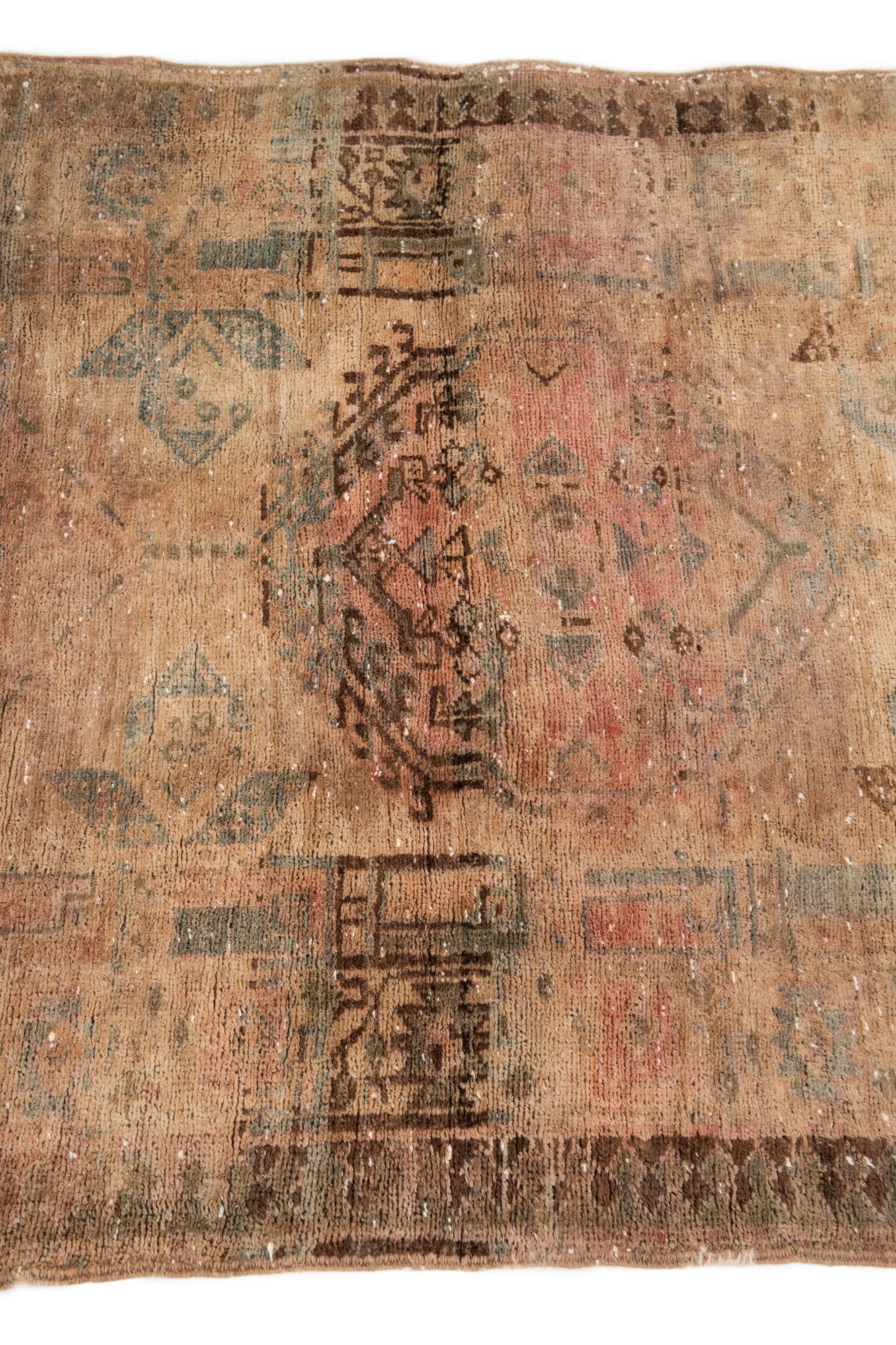 3' x 10' Hand Knotted Ultra Vintage Persian Wool Runner Rug