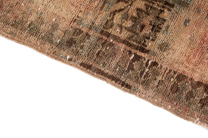 3' x 10' Hand Knotted Ultra Vintage Persian Wool Runner Rug