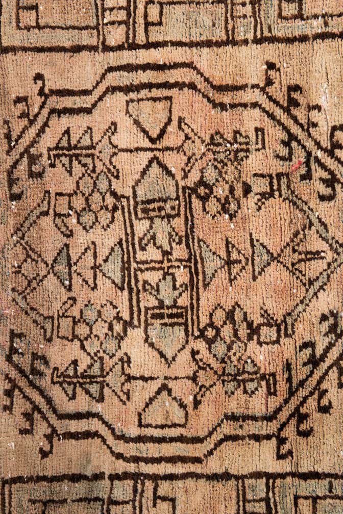 3' x 10' Hand Knotted Ultra Vintage Persian Wool Runner Rug