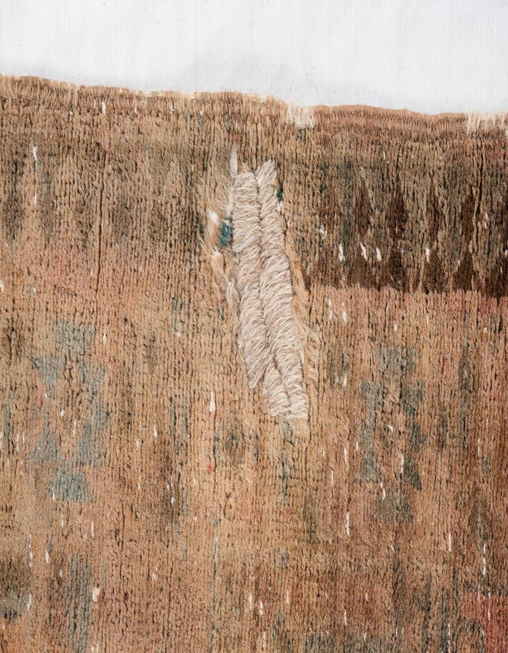 Detail image of 3' x 10'  Hand Knotted Ultra Vintage Persian Wool Runner Rug