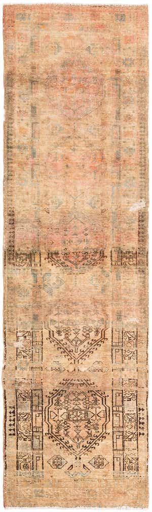 3' x 10' Hand Knotted Ultra Vintage Persian Wool Runner Rug