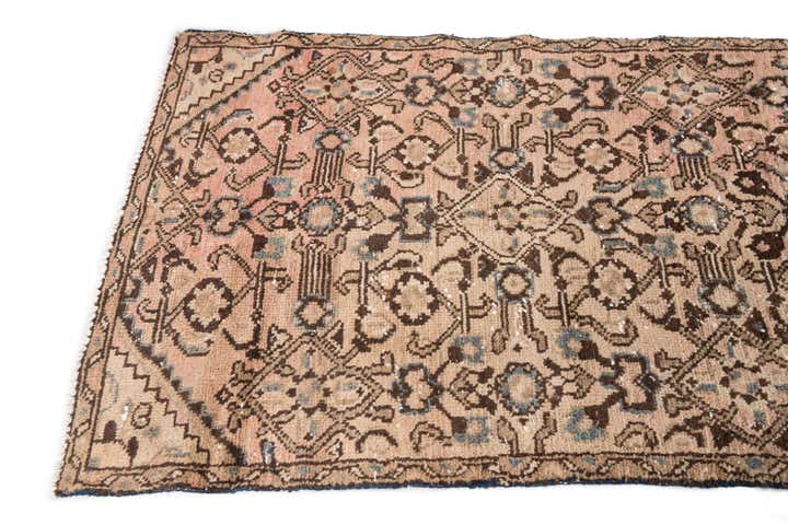 2' 5 x 9' 3 Hand Knotted Ultra Vintage Persian Wool Runner Rug