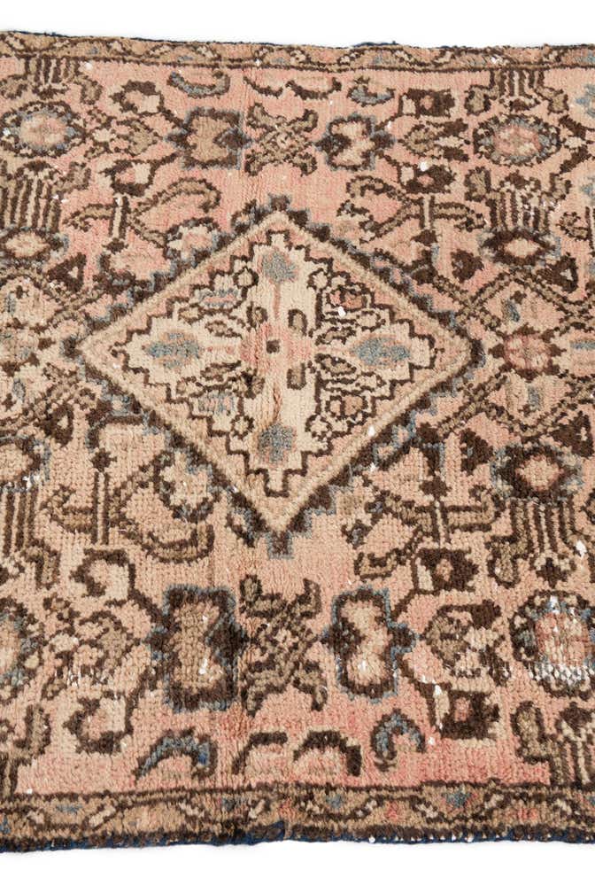 2' 5 x 9' 3 Hand Knotted Ultra Vintage Persian Wool Runner Rug