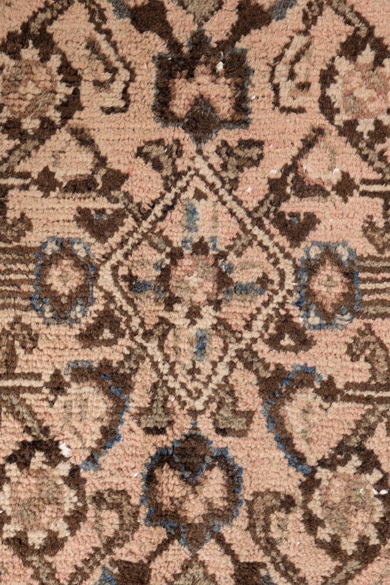 2' 5 x 9' 3 Hand Knotted Ultra Vintage Persian Wool Runner Rug