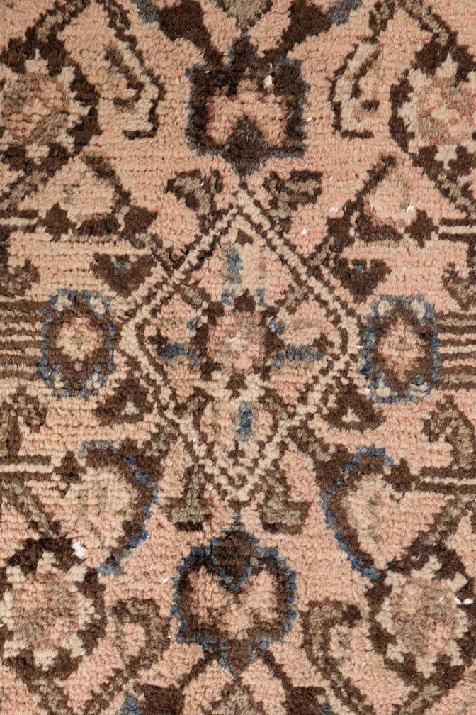 2' 5 x 9' 3 Hand Knotted Ultra Vintage Persian Wool Runner Rug
