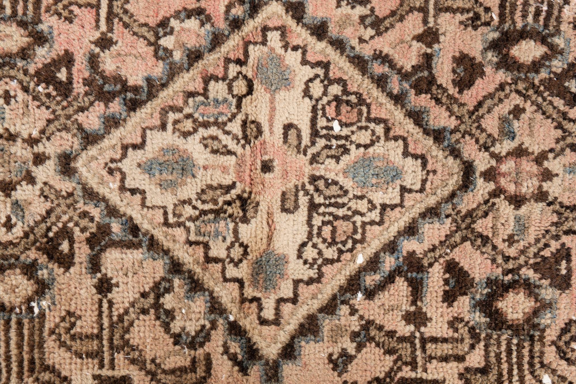 2' 5 x 9' 3 Hand Knotted Ultra Vintage Persian Wool Runner Rug