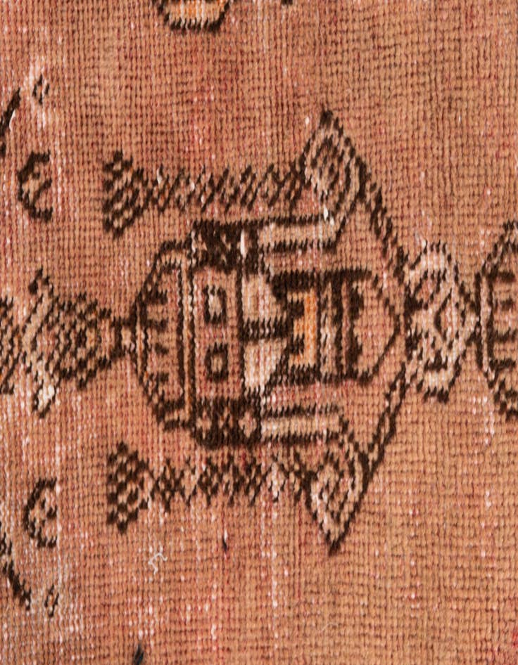 Detail image of 3' 8 x 6' 5  Hand Knotted Ultra Vintage Persian Wool Runner Rug