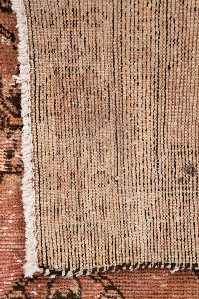 3' 8 x 6' 5 Hand Knotted Ultra Vintage Persian Wool Runner Rug