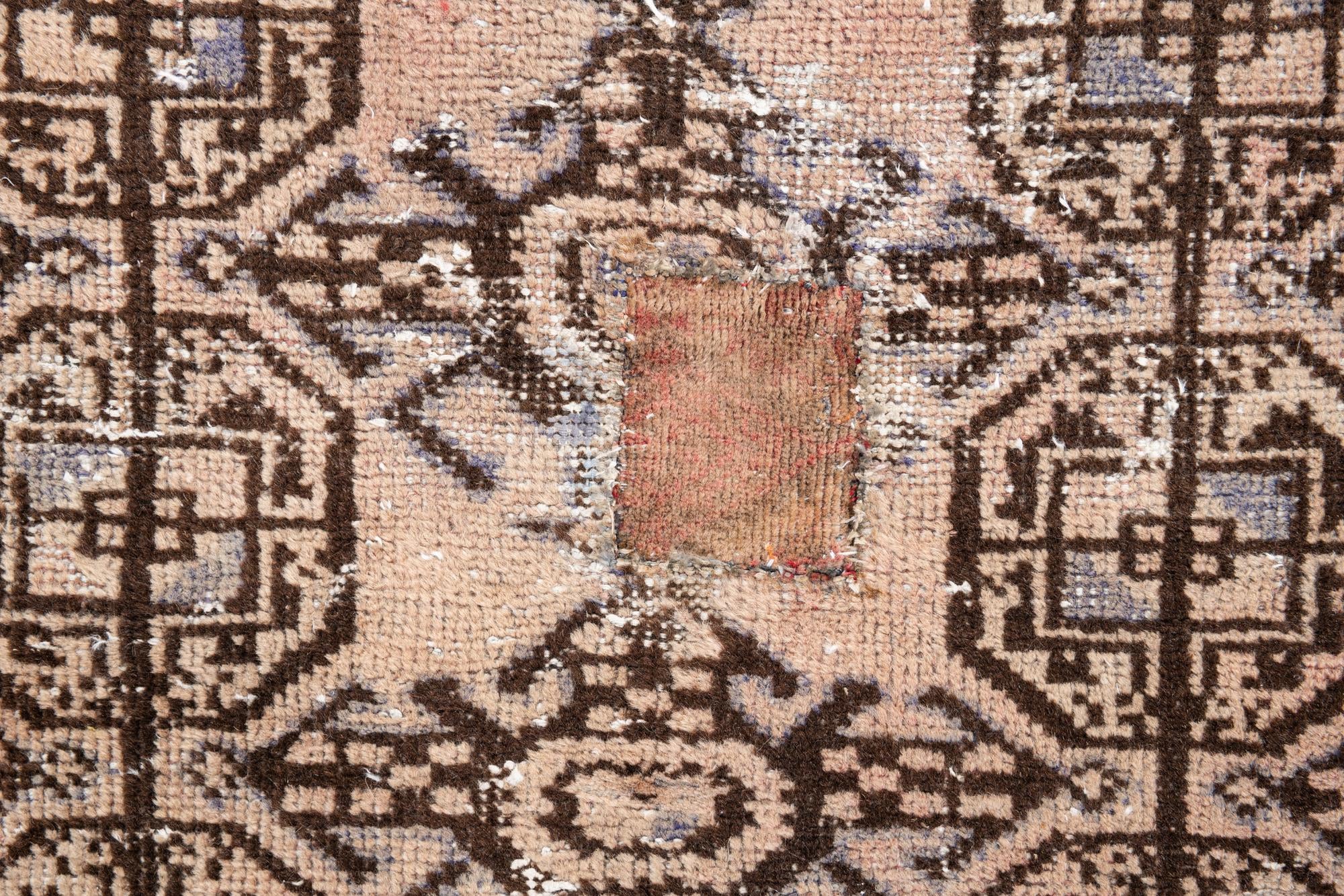 3' 10 x 10' Hand Knotted Ultra Vintage Persian Wool Runner Rug