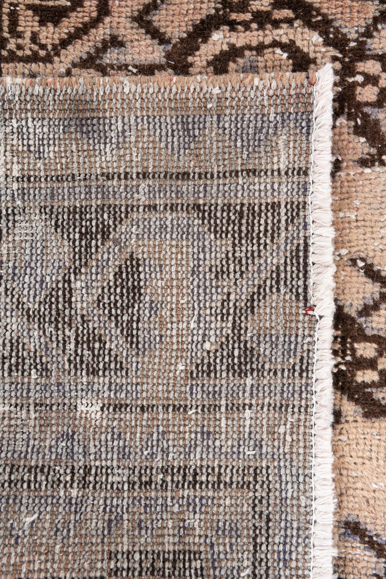 3' 10 x 10' Hand Knotted Ultra Vintage Persian Wool Runner Rug