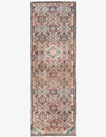 2' 1 x 6' 7 Hand Knotted Ultra Vintage Persian Wool Runner Rug