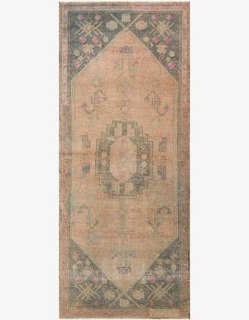 3' x 8' 8 Hand Knotted Ultra Vintage Persian Wool Runner Rug