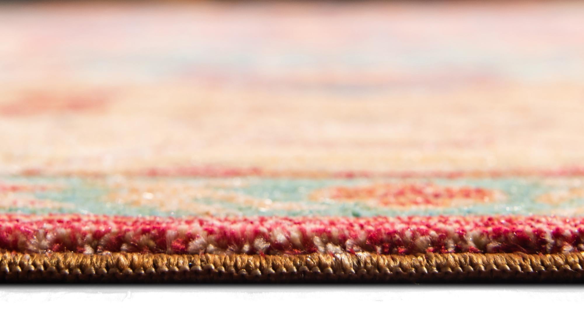 8' x 8' Aqua Square Rug