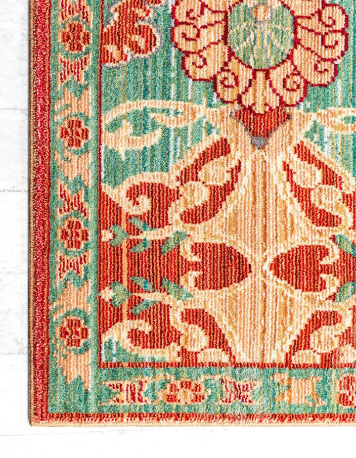 8' x 8' Aqua Square Rug