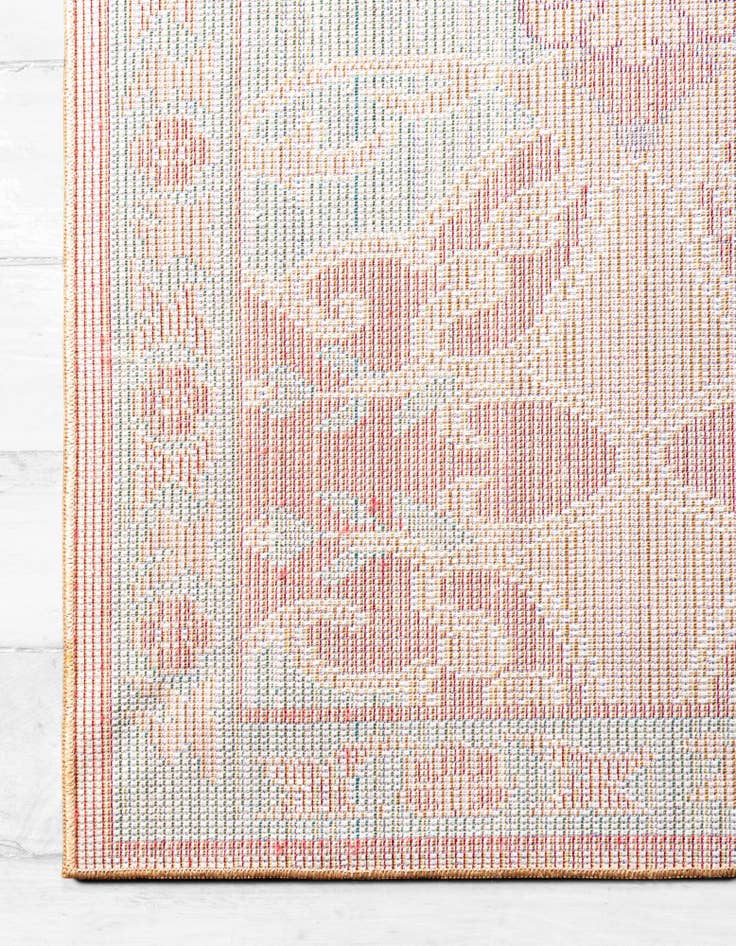 Detail image of 8' x 8' Aqua Square Rug