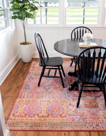 8' x 8' Aqua Square Rug