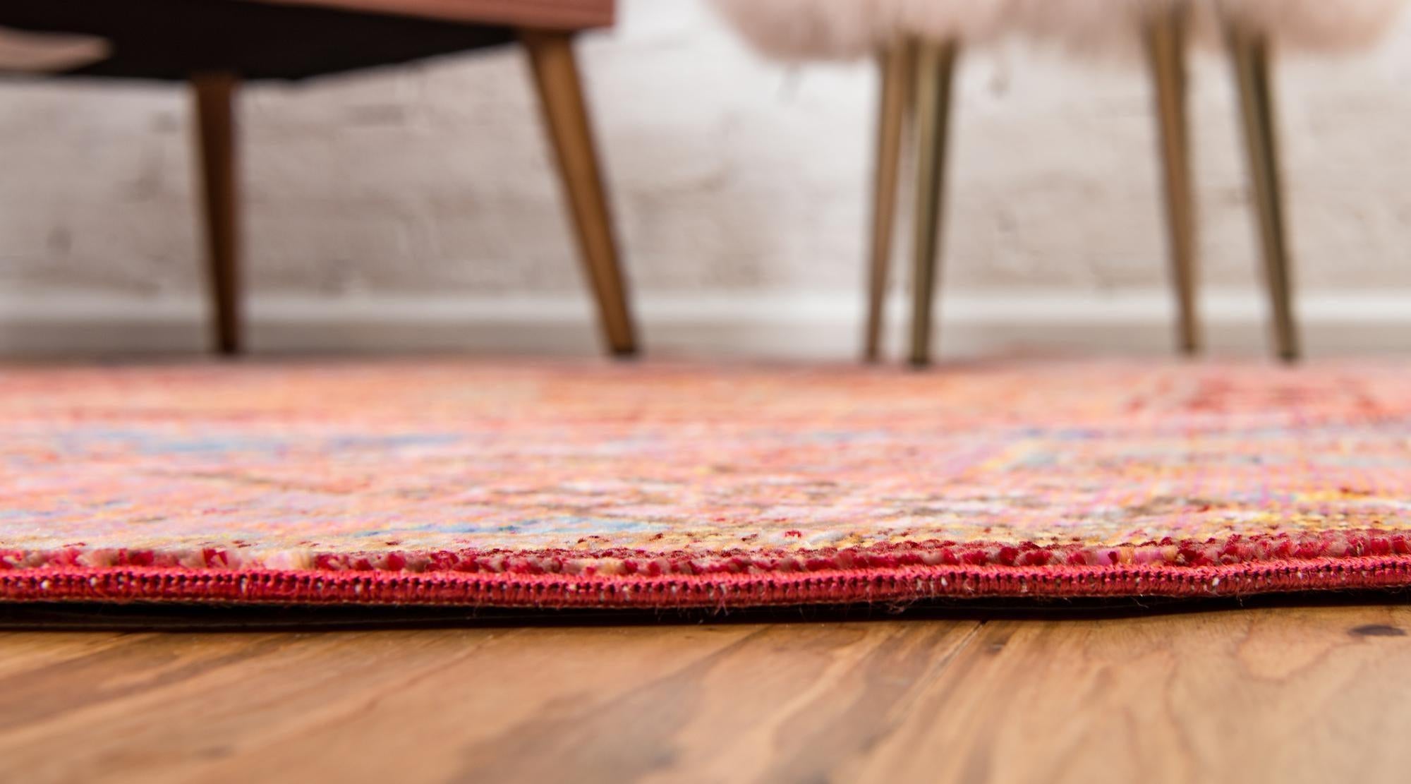 8' x 8' Aqua Square Rug