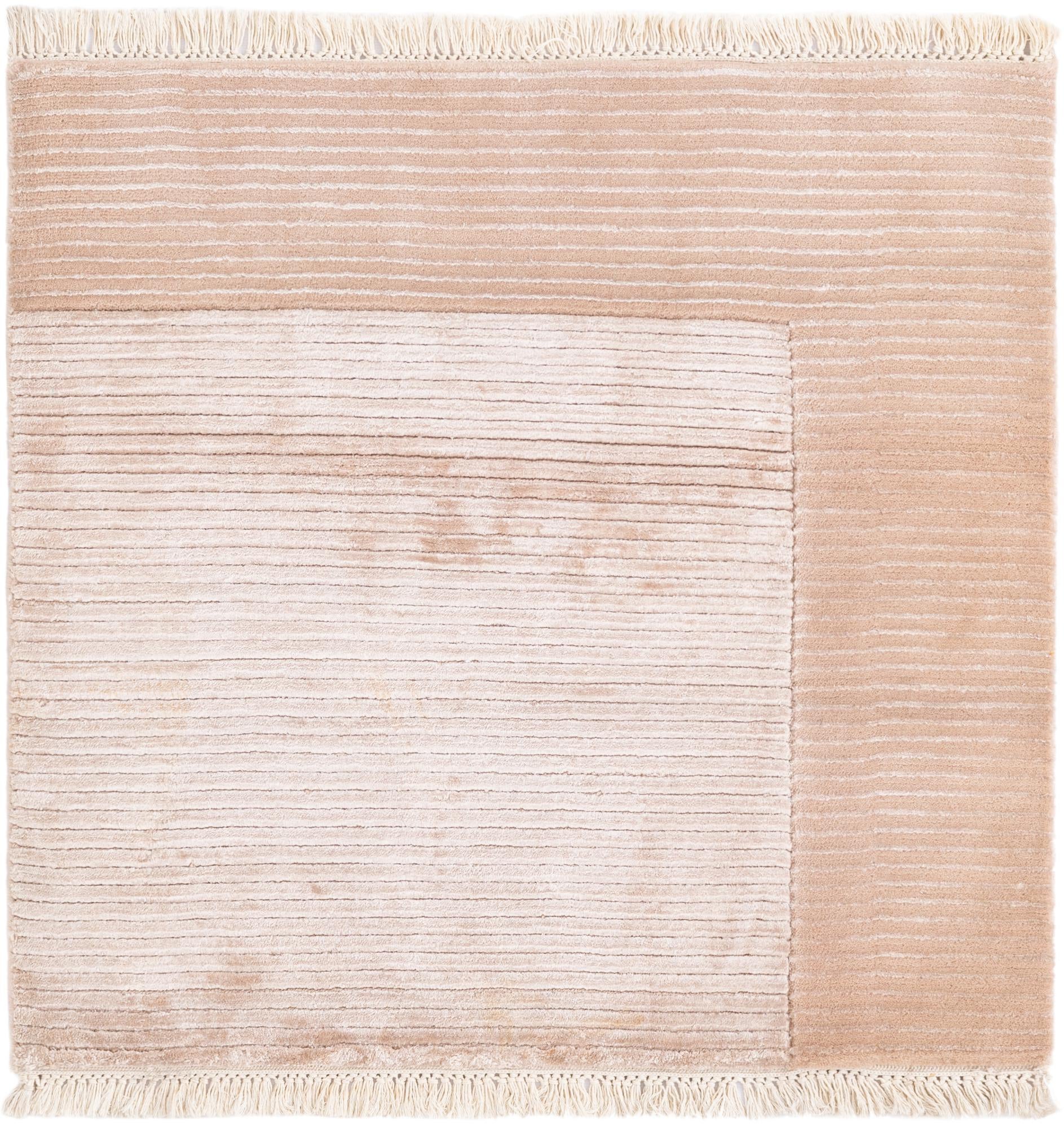2' 7 x 2' 7 Hand Knotted Darya Wool Square Rug