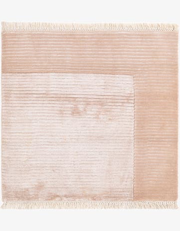 2' 7 x 2' 7 Hand Knotted Darya Wool Square Rug