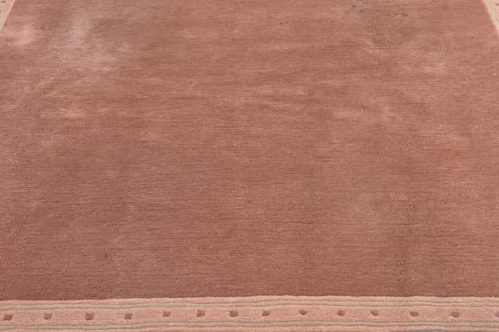7' 8 x 8' Hand Knotted Nepal Wool Square Rug