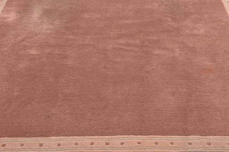 Detail image of 7' 8 x 8' Hand Knotted Nepal Wool Square Rug