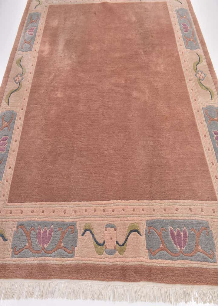 7' 8 x 8' Hand Knotted Nepal Wool Square Rug