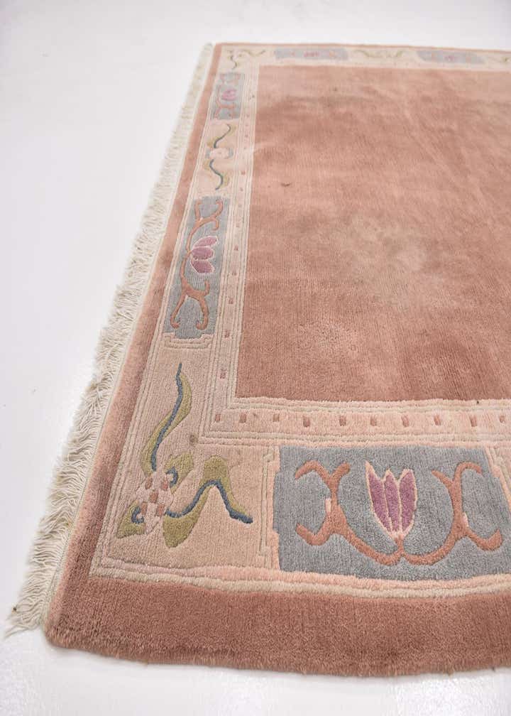 7' 8 x 8' Hand Knotted Nepal Wool Square Rug