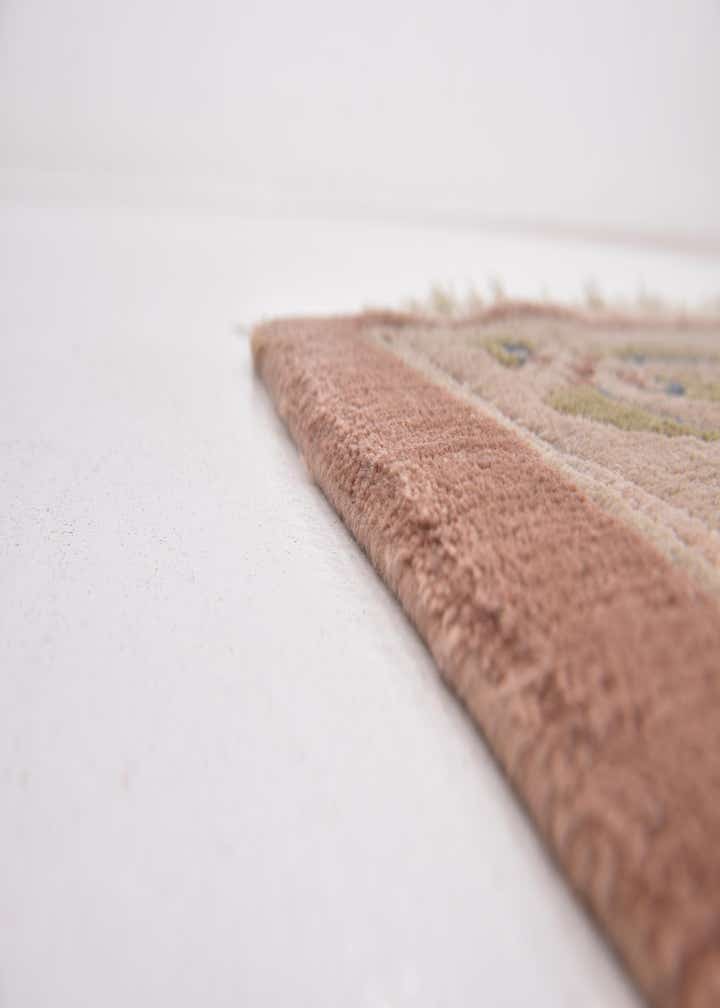 7' 8 x 8' Hand Knotted Nepal Wool Square Rug