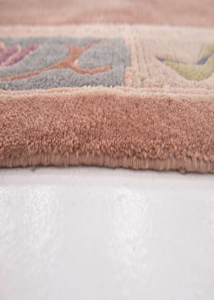 7' 8 x 8' Hand Knotted Nepal Wool Square Rug