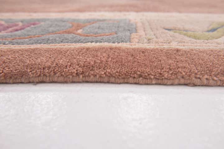 7' 8 x 8' Hand Knotted Nepal Wool Square Rug