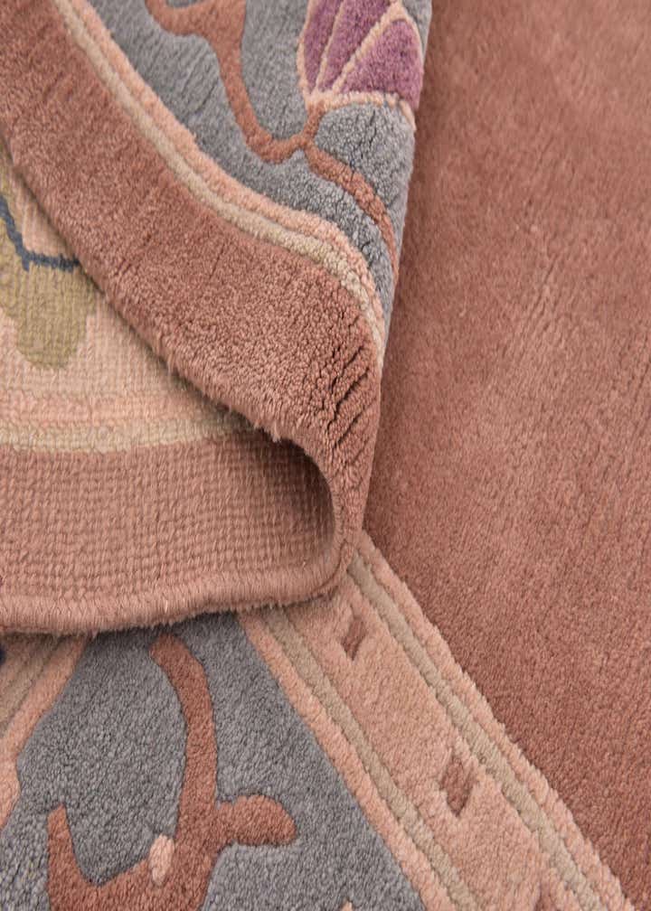 7' 8 x 8' Hand Knotted Nepal Wool Square Rug