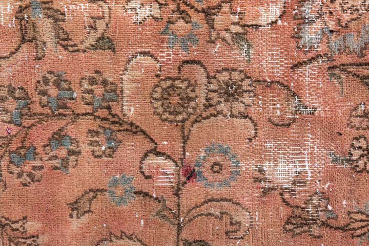 130cm x 160cm Handgeknüpft Ultra Vintage Persisch Wolle Quadrat Teppich