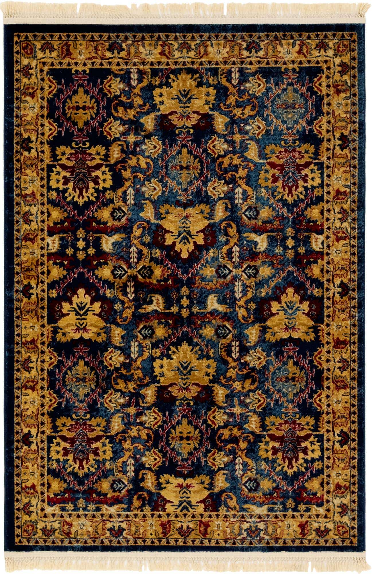 4' x 6' Pearce · Border rug