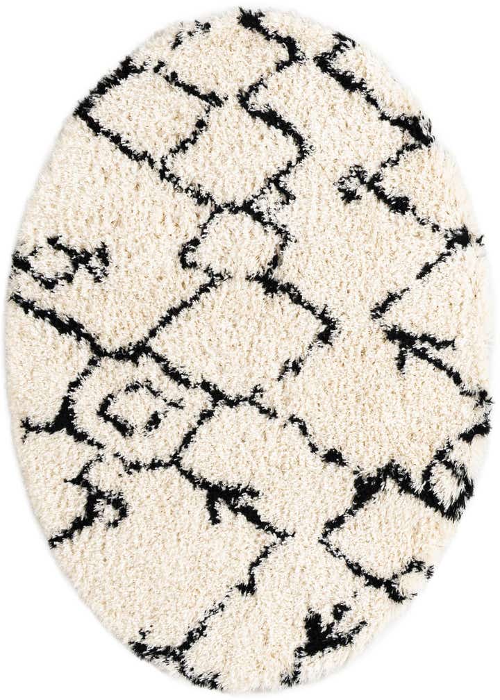5' x 5' Infinity Shag Round Rug