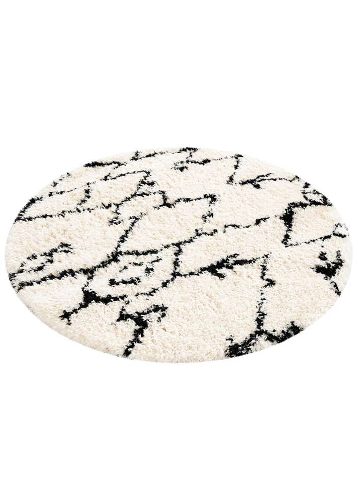 5' x 5' Infinity Shag Round Rug