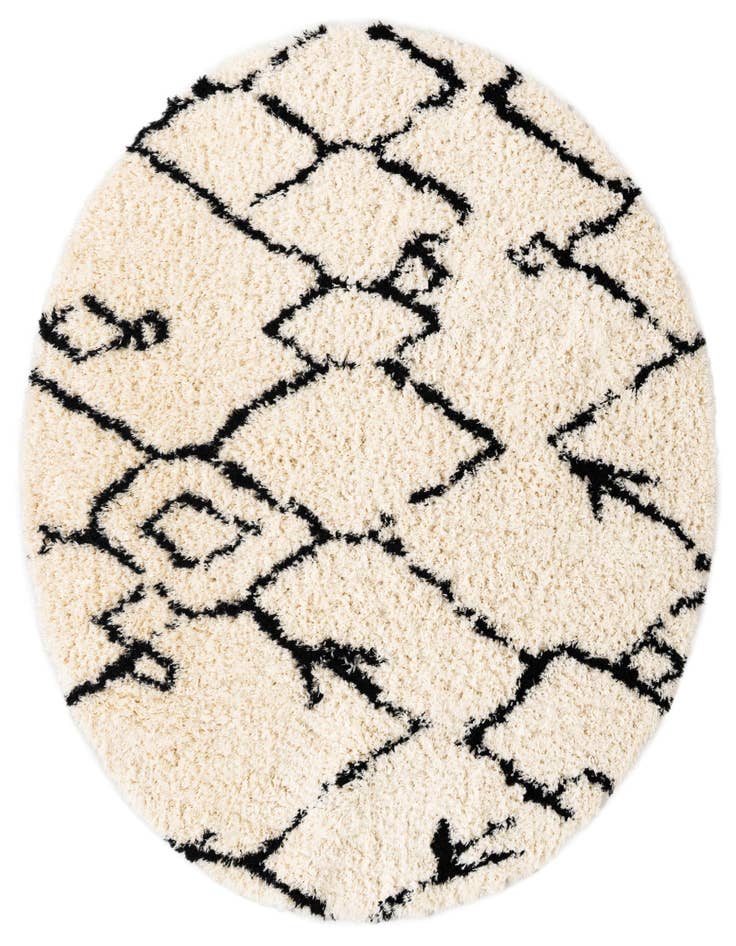 Detail image of 8' x 8' Infinity Shag Round Rug