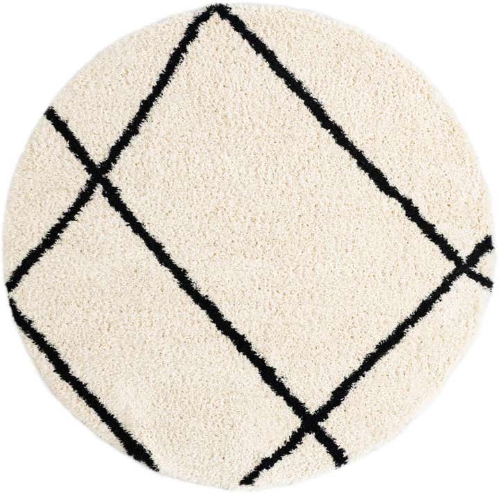 10' x 10' Infinity Shag Round Rug