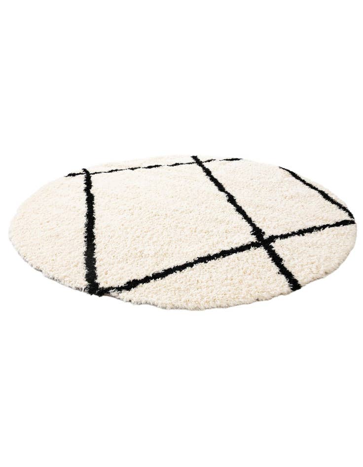 Detail image of 10' x 10' Infinity Shag Round Rug